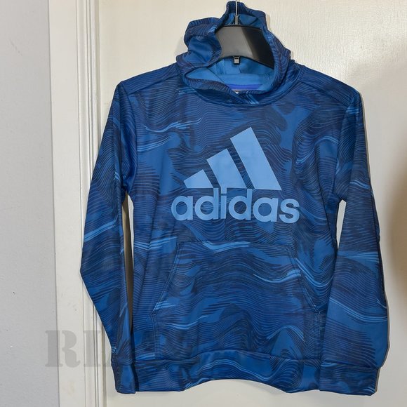 adidas Other - adidas boys youth fleece tech hoodie BLue